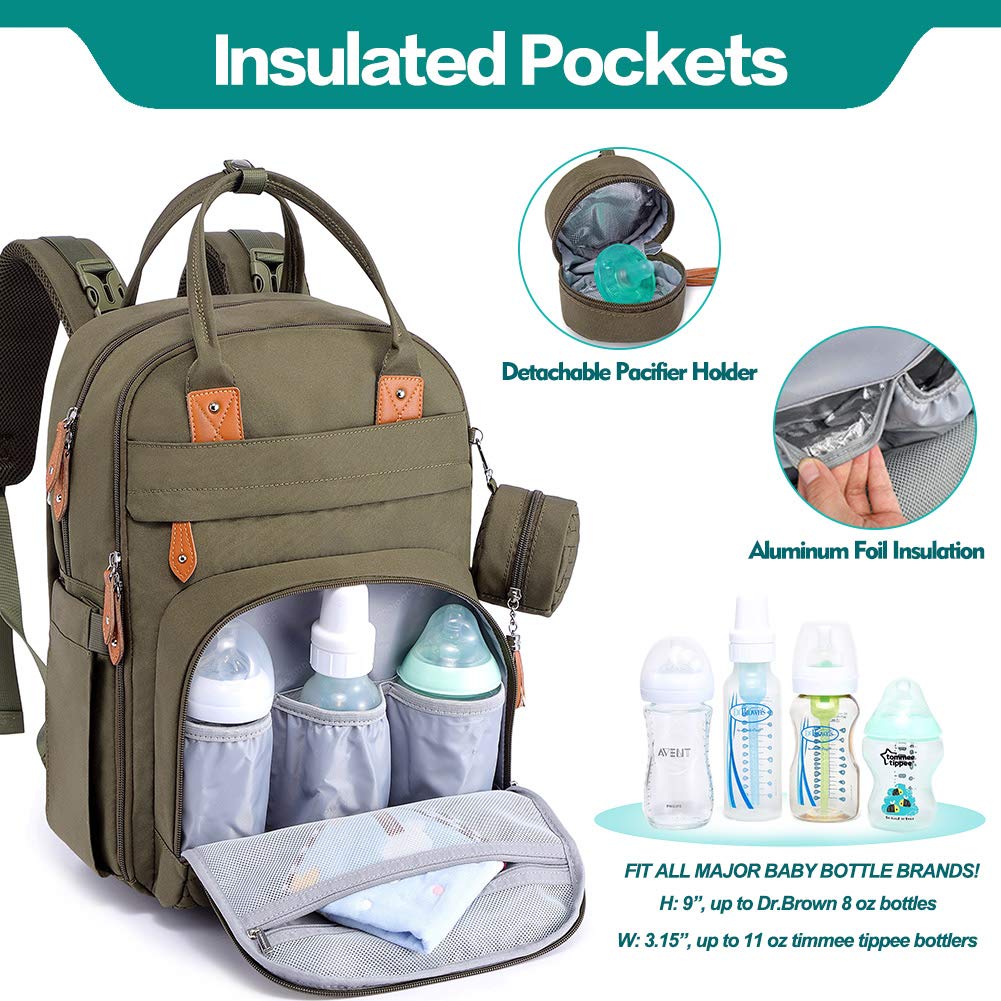 BabbleRoo Diaper Backpack for Everyday Essentials