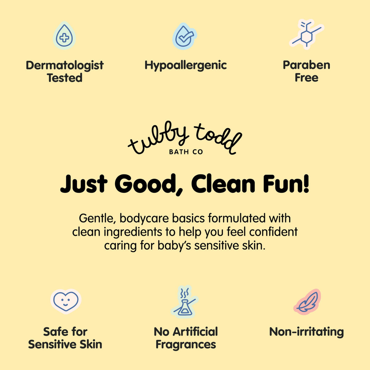 TUBBY TODD Everyday Baby Lotion, Moisturizer for Sensitive Skin