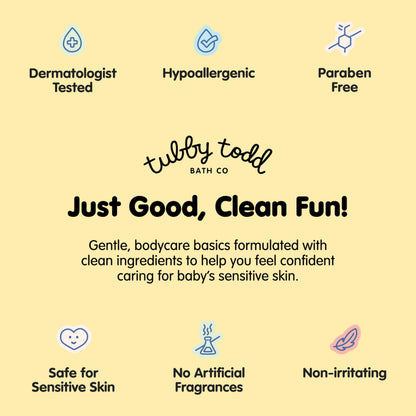 TUBBY TODD Everyday Baby Lotion, Moisturizer for Sensitive Skin