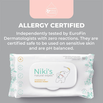 Natural Baby Wipes for Sensitive Skin and Daily Care