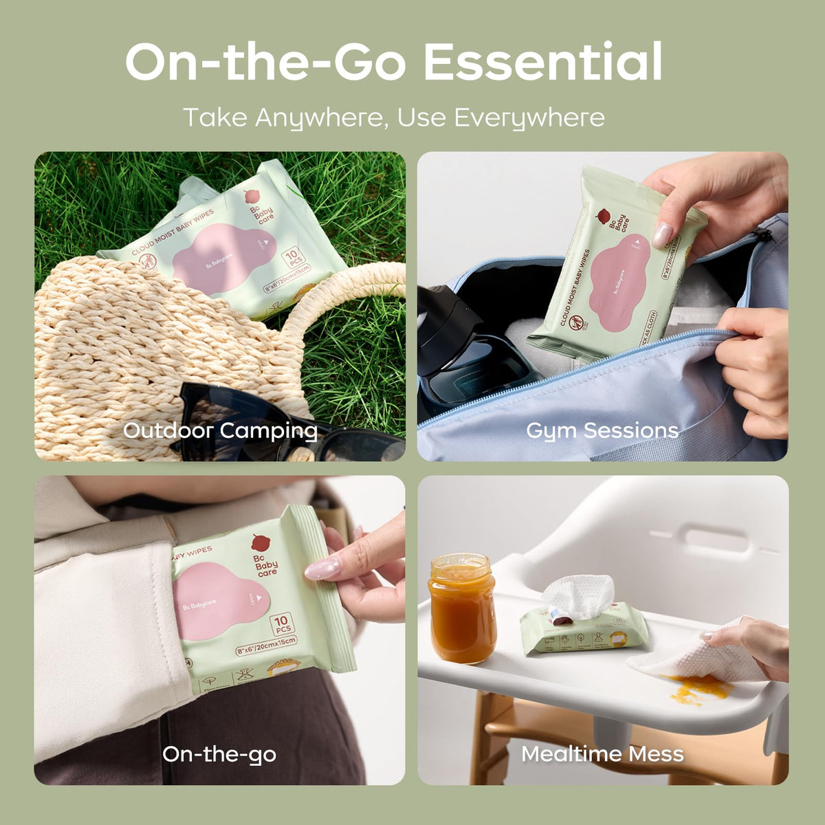 99% Water Baby Wipes for Sensitive Skin Daily Care