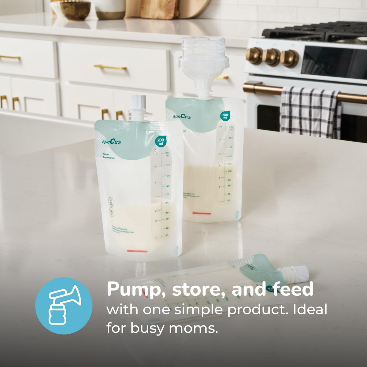 Spectra Baby Milk Storage Bags 200 ml