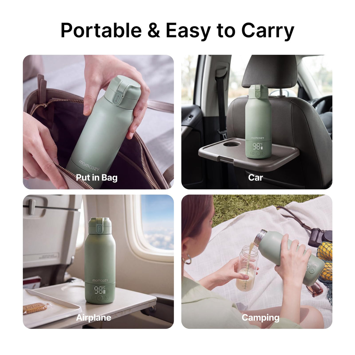 Momcozy Portable Bottle Warmer for Breast Milk