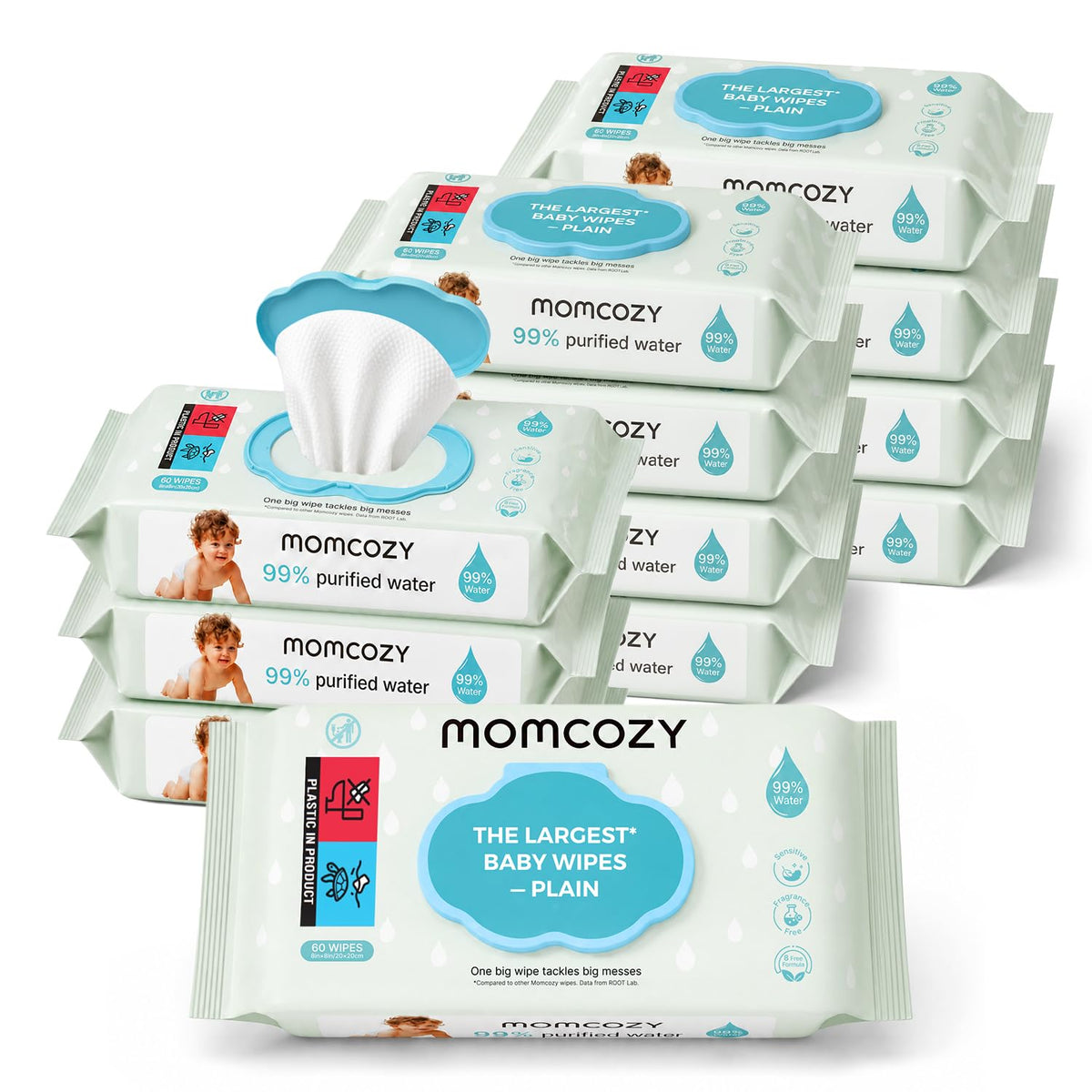 Gentle Baby Wipes for Sensitive Skin and Everyday Care