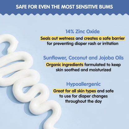 Gentle Diaper Rash Cream for Sensitive Baby Skin