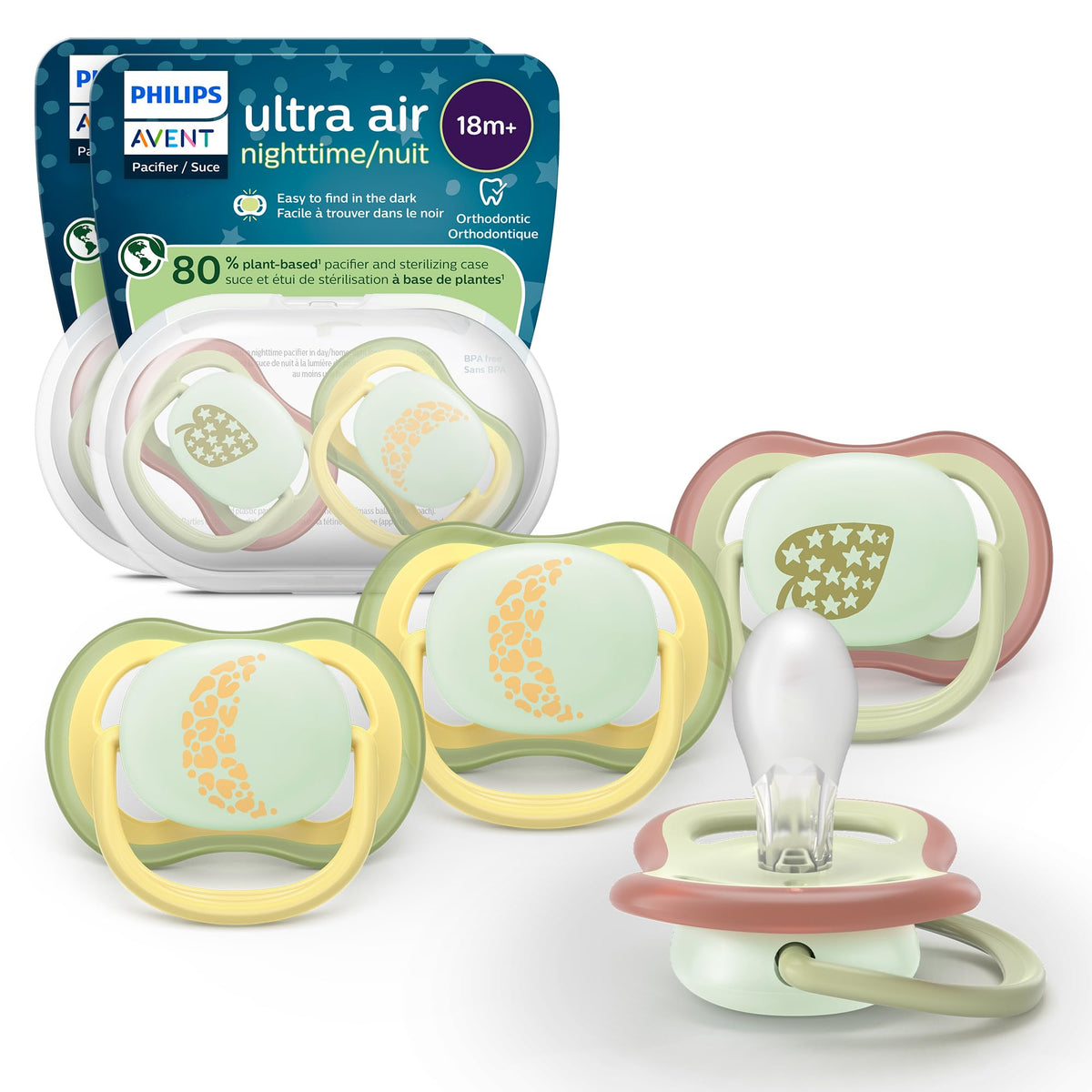 Ultra Air Nighttime Baby Pacifiers
