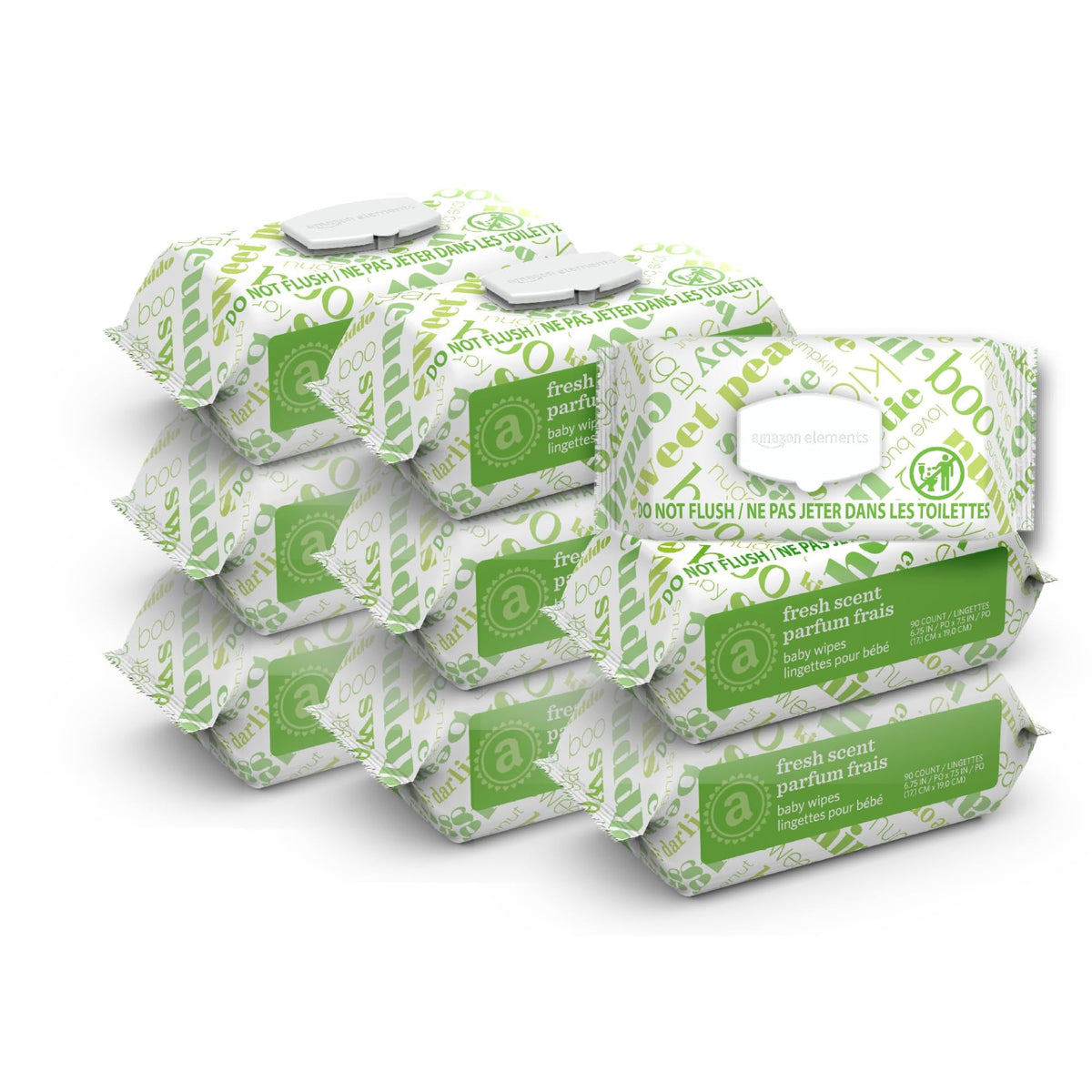 Fresh Scent Baby Wipes With Cucumber and Aloe Care