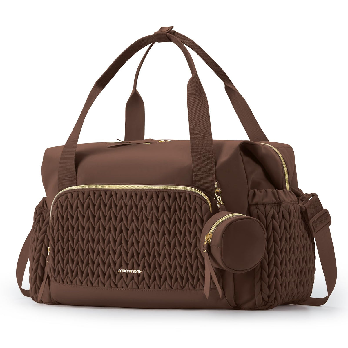 Large Diaper Bag Tote With Pacifier Case