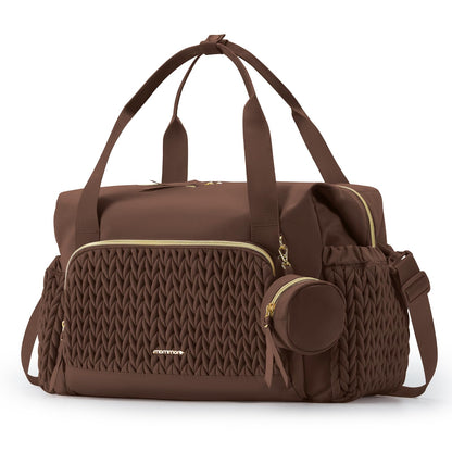 Large Diaper Bag Tote With Pacifier Case