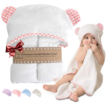 Channing & Yates Organic Hooded Baby Towel Set