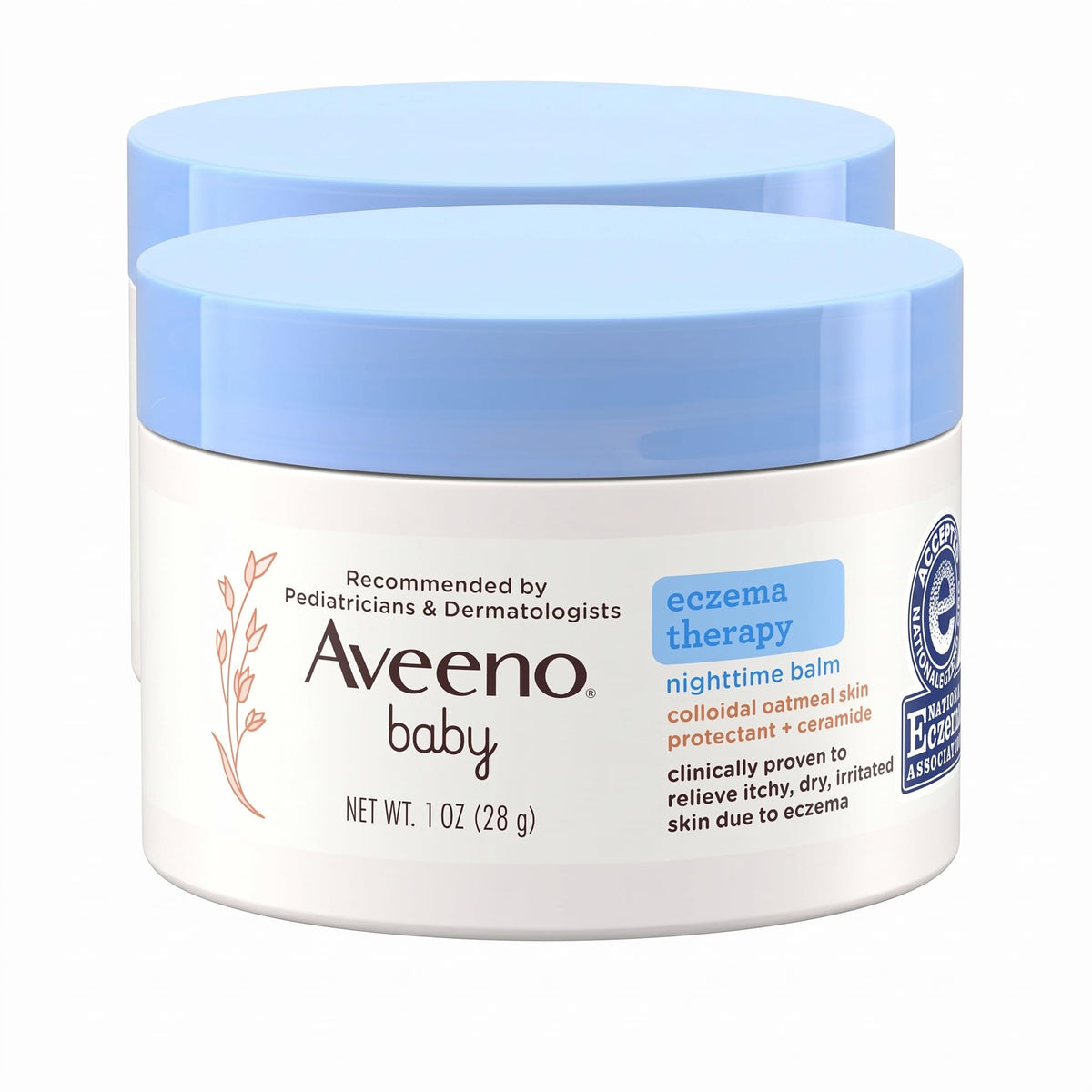 Aveeno Baby Eczema Therapy Nighttime Body Balm, Moisturizing Eczema Treatment collection