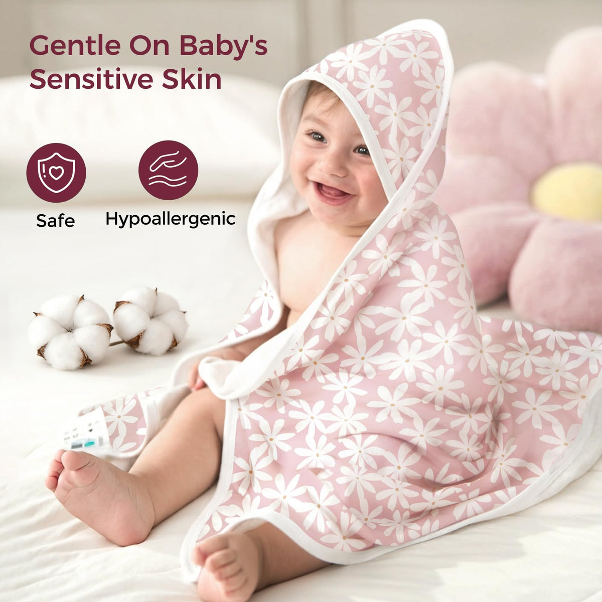 Momcozy Hooded Baby Bath Towel