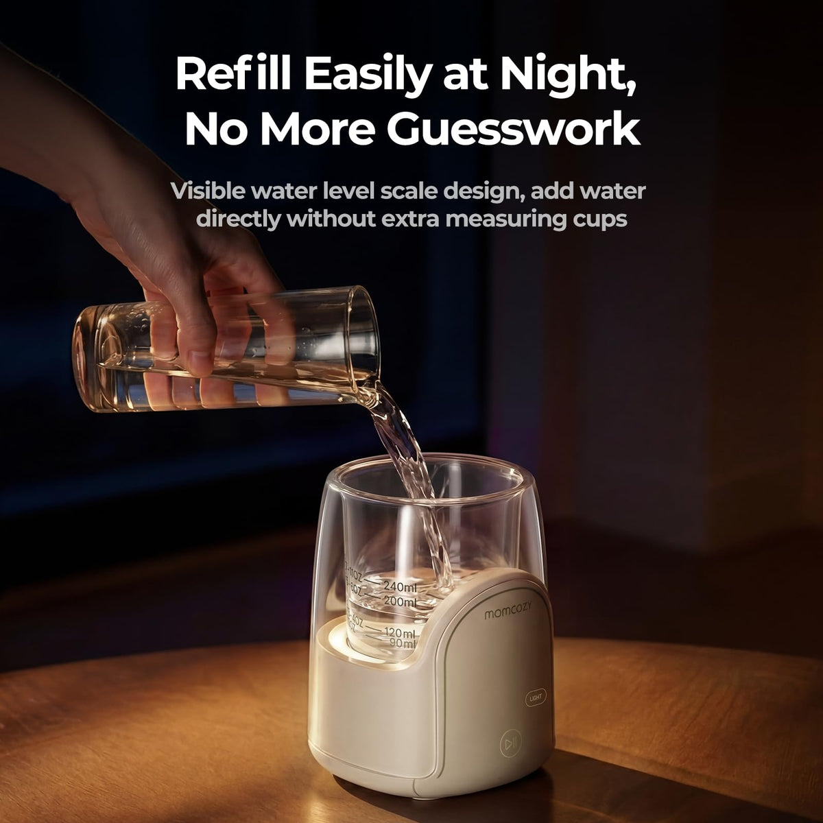 Momcozy NightPro Bottle Warmer With Night Light