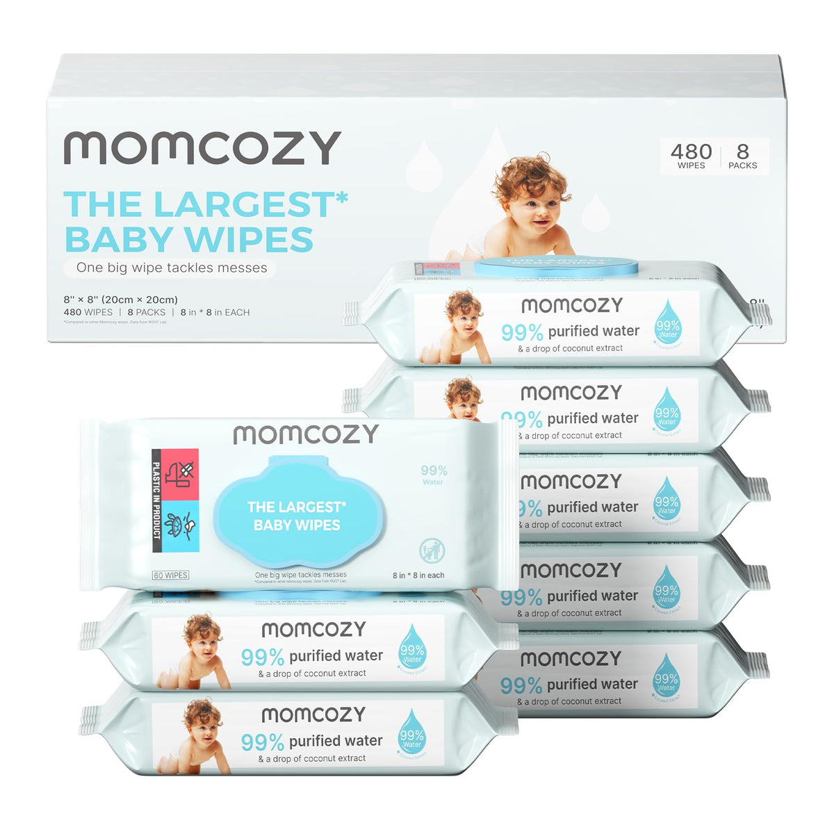 Gentle Baby Wipes for Sensitive Skin and Everyday Care