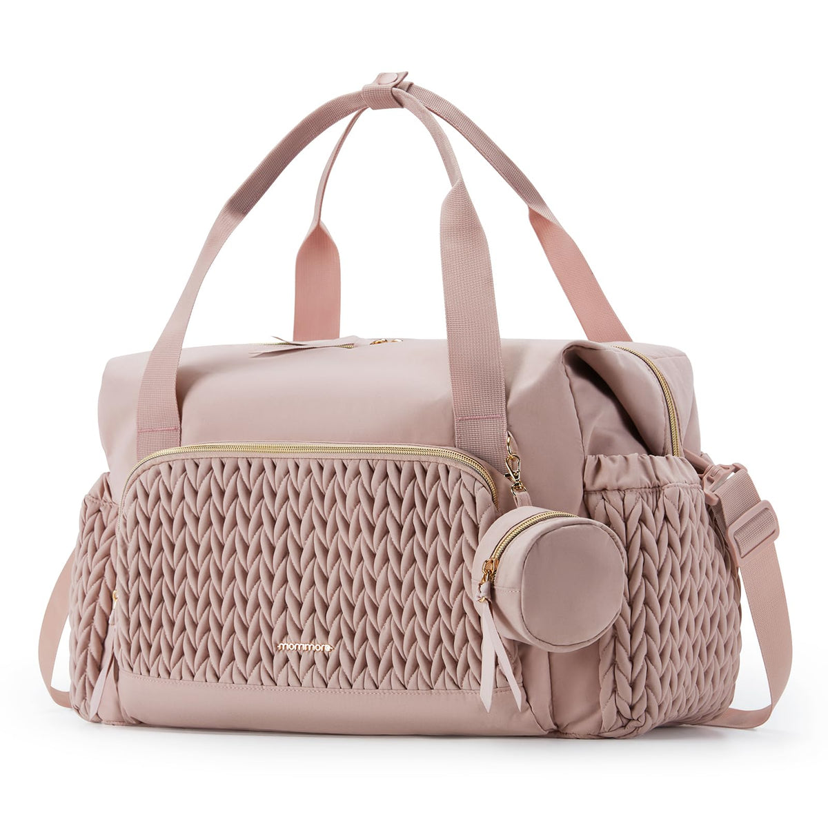 Large Diaper Bag Tote With Pacifier Case