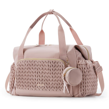 Large Diaper Bag Tote With Pacifier Case