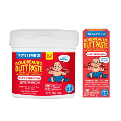 Maximum Strength Diaper Rash Cream With Zinc Oxide