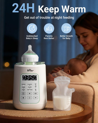 Bear Baby Bottle Warmer for Breast Milk & Formula
