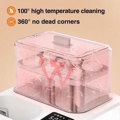 BRBLUERISE 8-in-1 Baby Bottle Warmer & Sterilizer