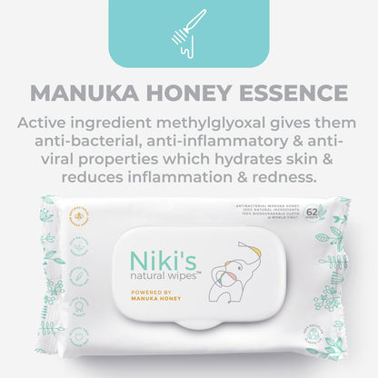 Natural Baby Wipes for Sensitive Skin and Daily Care