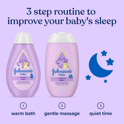 Johnson's Baby Moisturizing Bedtime Baby Body Lotion with Coconut Oil & Relaxing NaturalCalm Aromas