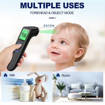 2-in-1 No-Touch Baby Thermometer With Fever Alarm