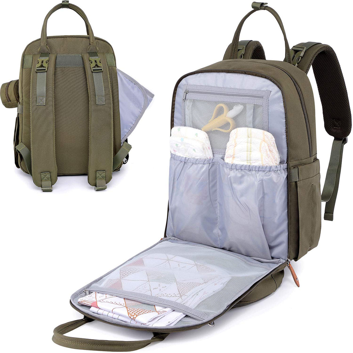 BabbleRoo Diaper Backpack for Everyday Essentials
