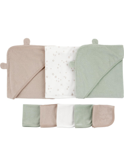 Carter's Baby Towel & Washcloth Set 8 Piece