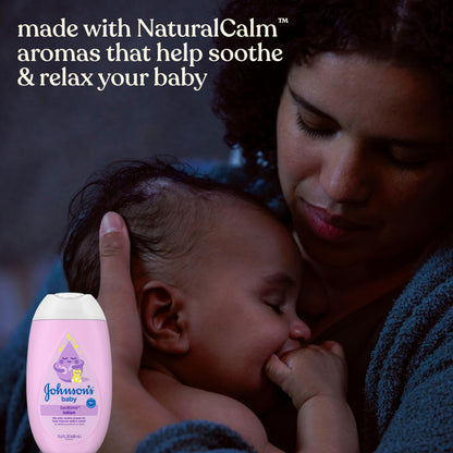 Johnson's Baby Moisturizing Bedtime Baby Body Lotion with Coconut Oil & Relaxing NaturalCalm Aromas