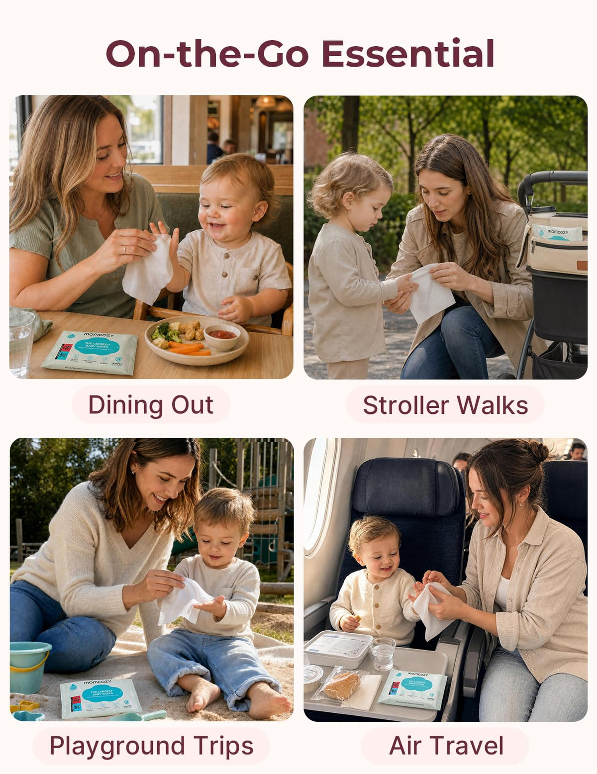 Gentle Baby Wipes for Sensitive Skin and Everyday Care