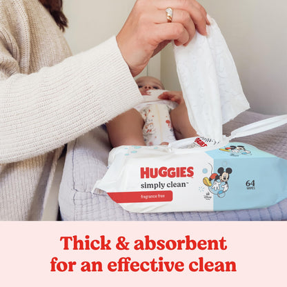 Simply Clean Unscented Baby Wipes