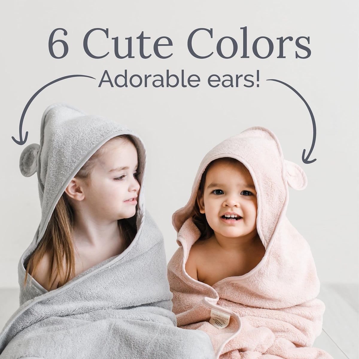 Natemia Organic Hooded Baby Towel Set