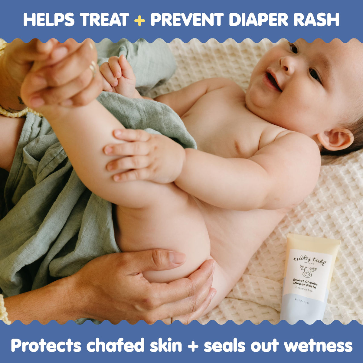 Gentle Diaper Rash Cream for Sensitive Baby Skin
