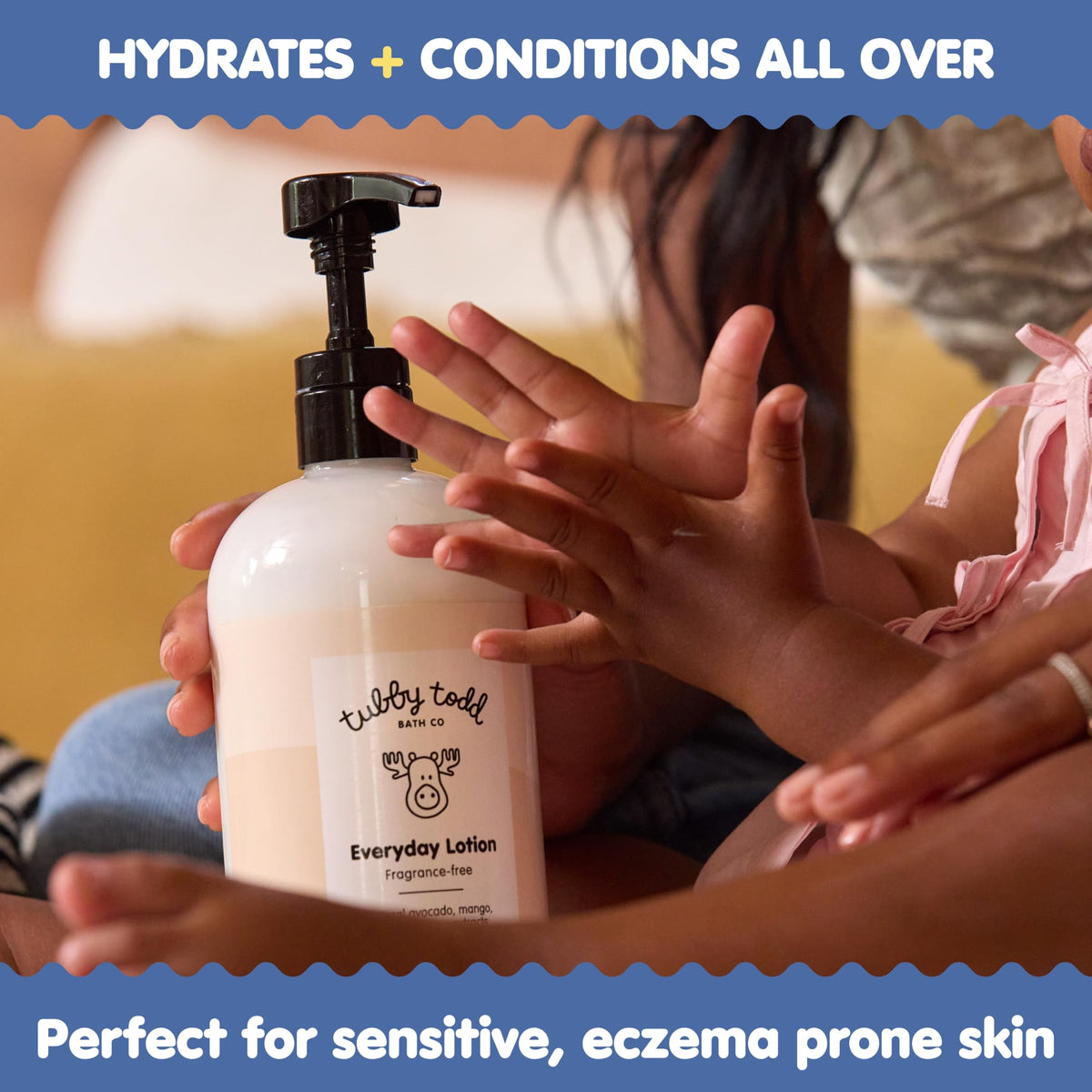 TUBBY TODD Everyday Baby Lotion, Moisturizer for Sensitive Skin