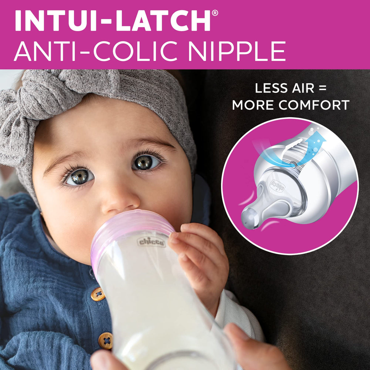Hybrid Glass Baby Bottle With Lightweight Outer Shell