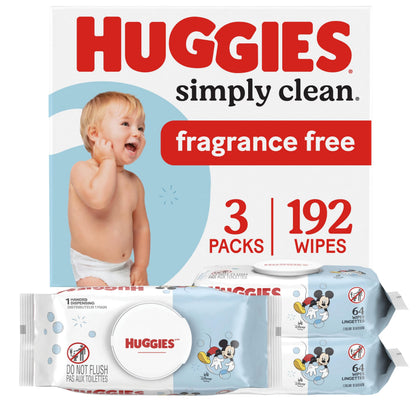 Simply Clean Unscented Baby Wipes