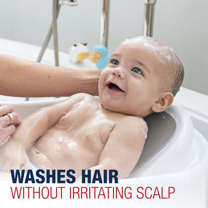 Aquaphor Baby Wash and Shampoo, Unscented Baby Shampoo and Wash, 25.4 Fl Oz Pump Bottle (Pack of 12)