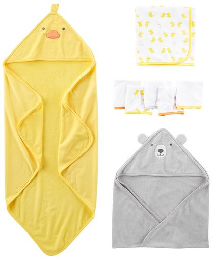 Carter's Baby Towel & Washcloth Set 8 Piece