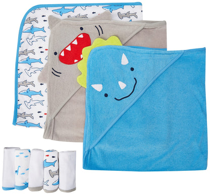 Carter's Baby Towel & Washcloth Set 8 Piece